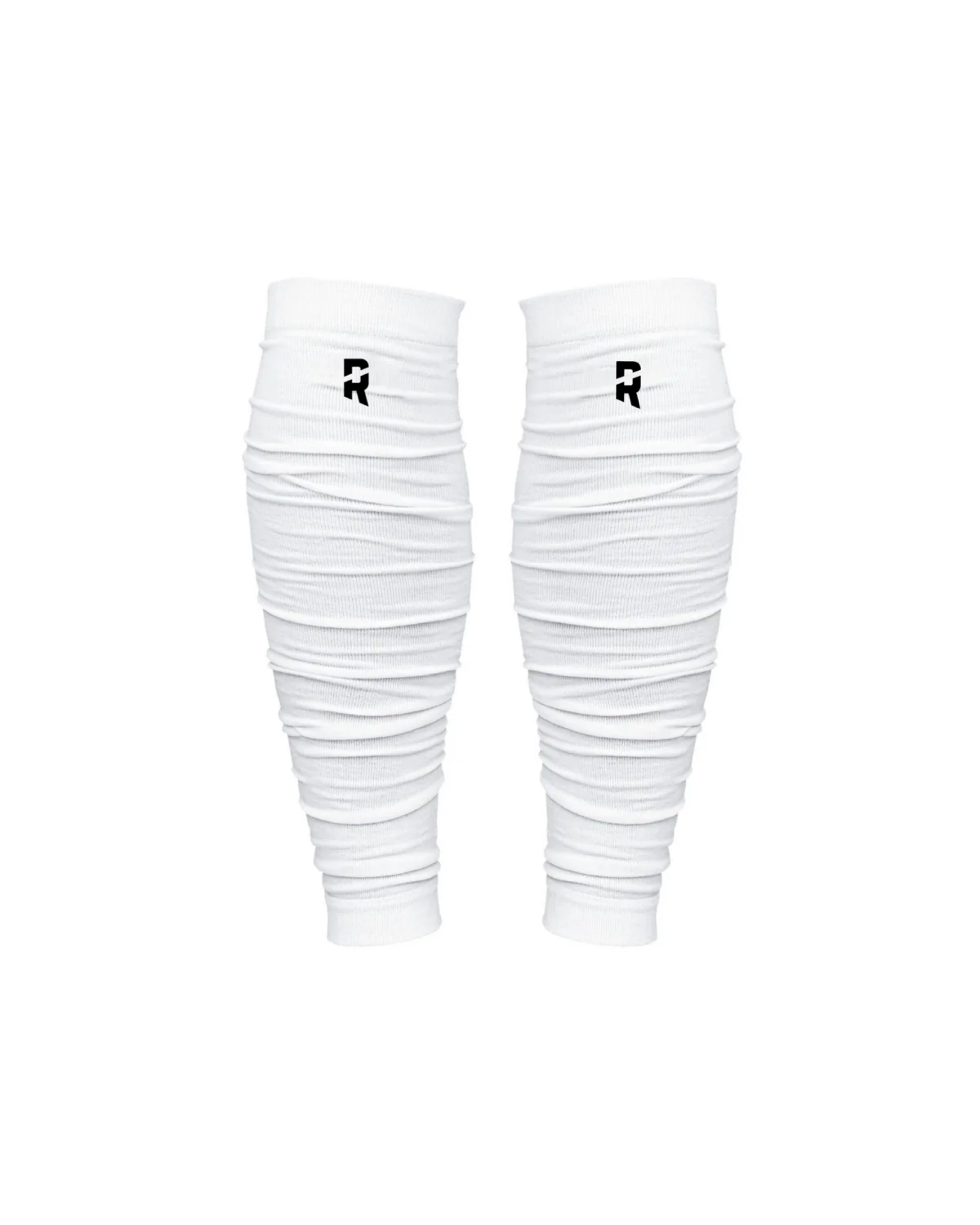 Refend Scrunch Leg Sleeves Black
