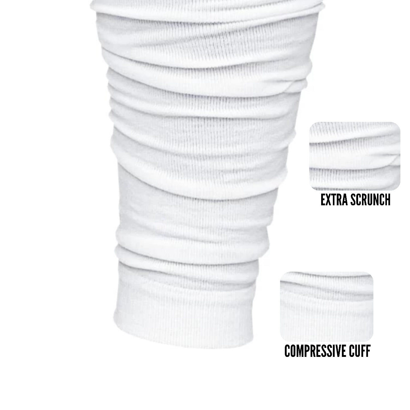 Refend Scrunch Leg Sleeves