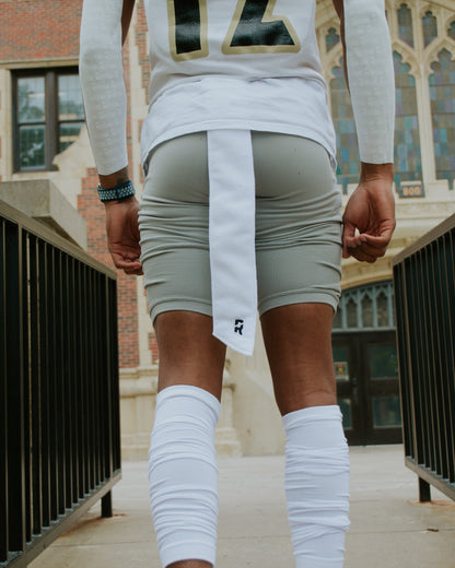 Refend Skinny Streamer Towel White