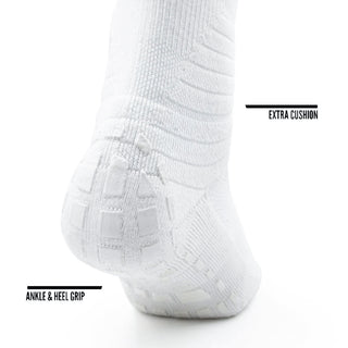 Refend Scrunch Grip Socks White