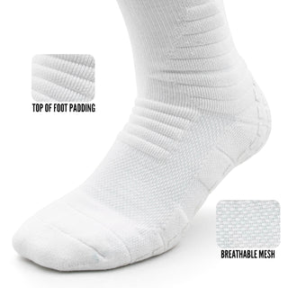 REFEND SCRUNCH GRIP SOCKS WHITE