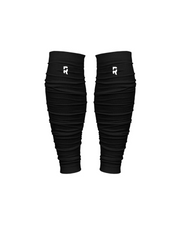 Refend Scrunch Leg Sleeves Black