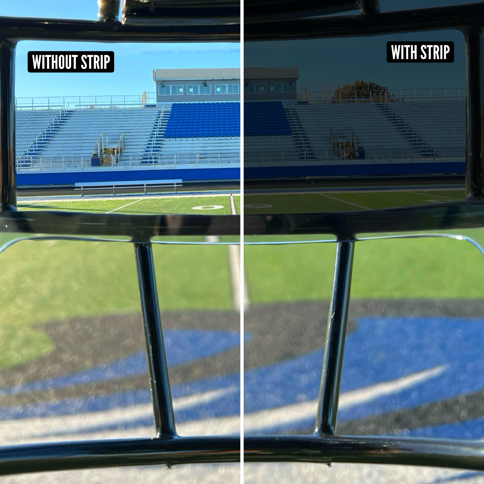 Reusable Tinted Visor Strips (Pair)