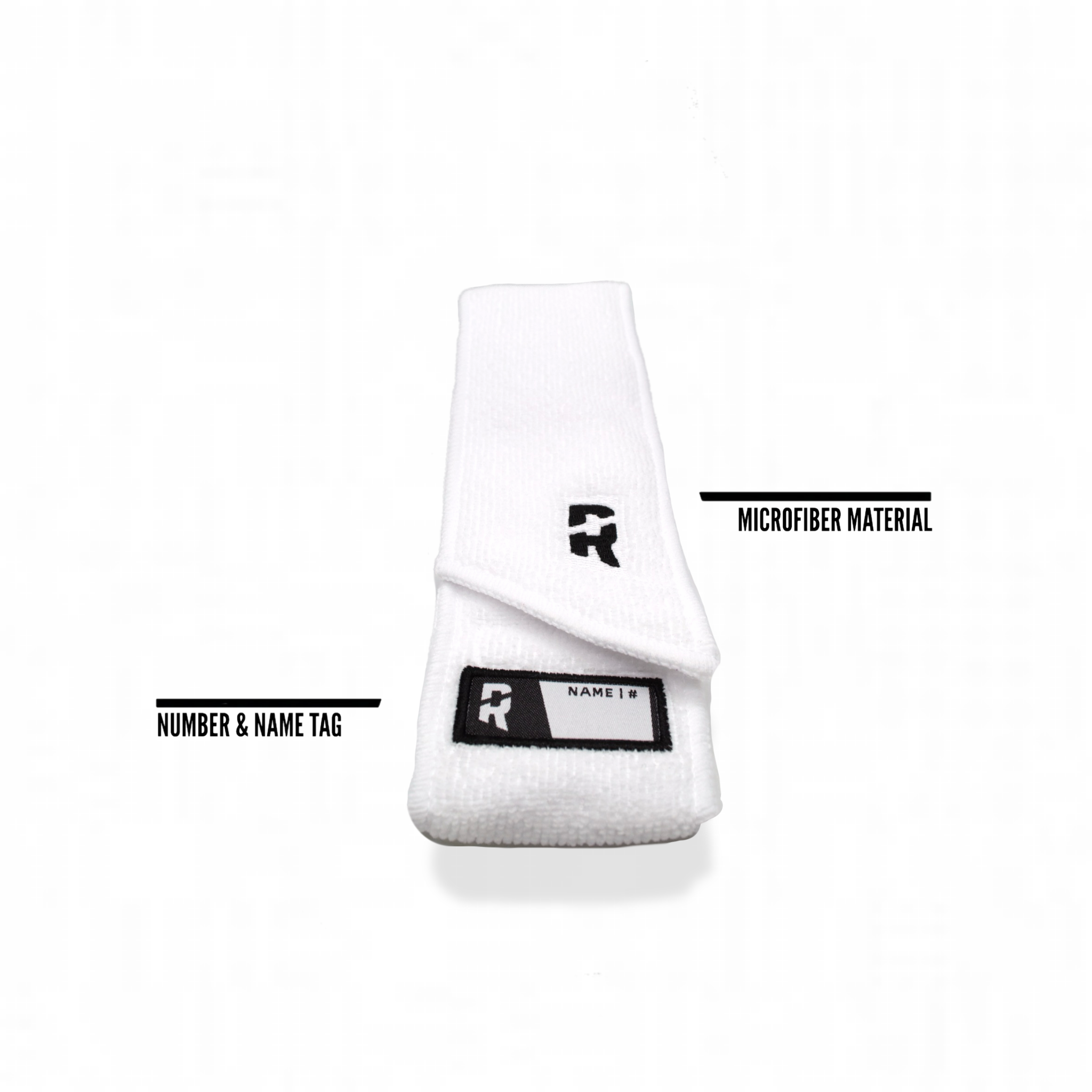 Refend Skinny Streamer Towel White