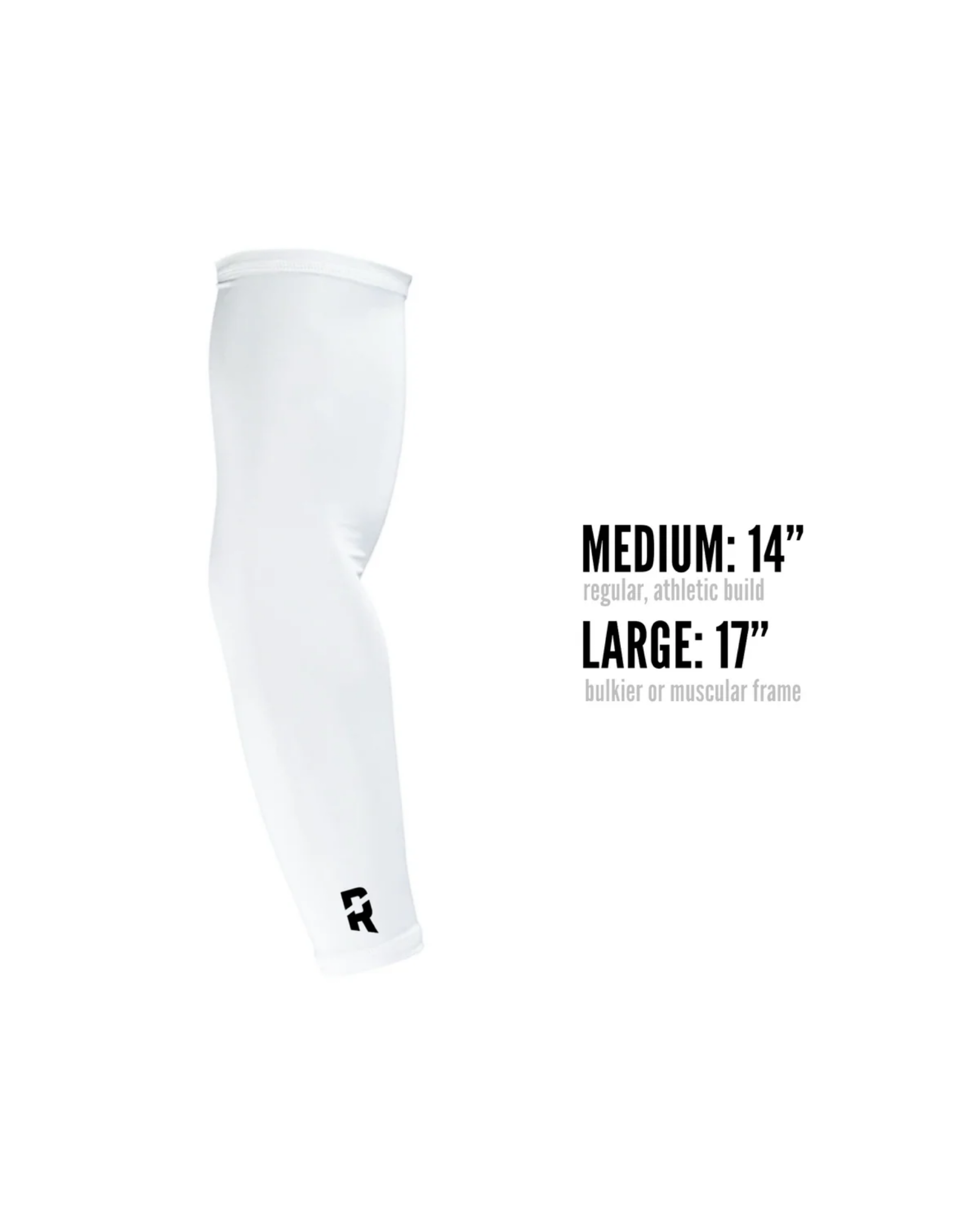 Refend Arm Sleeves (Pair) White
