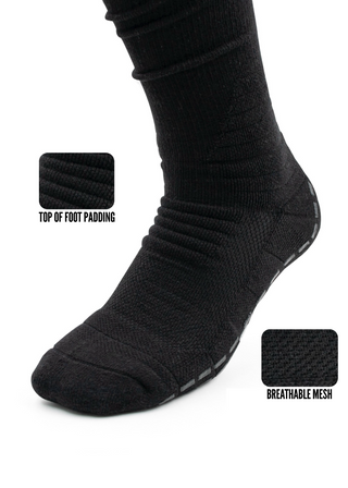 REFEND SCRUNCH GRIP SOCKS BLACK