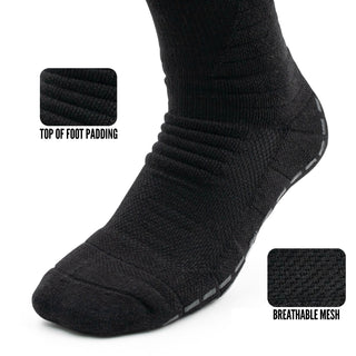 REFEND SCRUNCH GRIP SOCKS BLACK