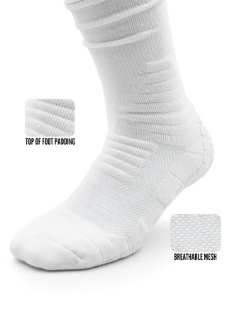 REFEND SCRUNCH GRIP SOCKS WHITE