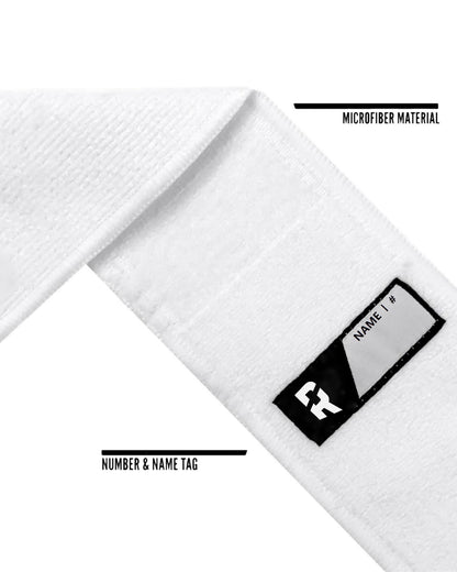 Refend Skinny Streamer Towel White