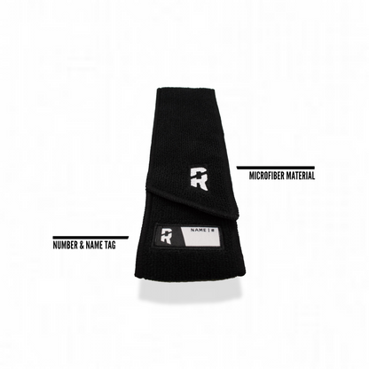 Refend Skinny Streamer Towel Black