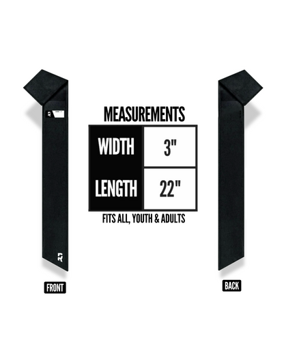 Refend Skinny Streamer Towel Black