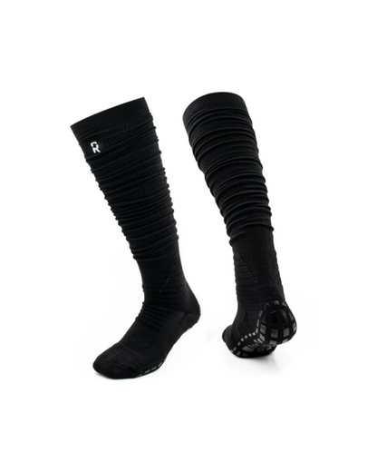 Refend Scrunch Grip Socks White